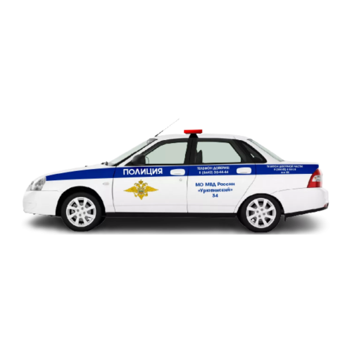 Муляж машины ДПС боковой в Уфе 