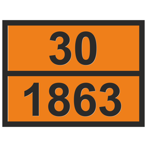 Табличка опасный груз 30-1863 Топливо авиационное